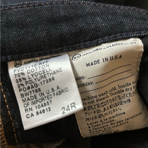 AG The Stilt Cigarette Jean - size 24 - Picture 6 of 6